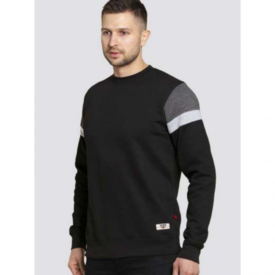 D555 Clermont Sweatshirt Black - Trøjer og hættetrøjer - Trøjer og Hættetrøjer i store størrelser - 2XL-14XL