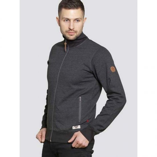 D555 Buxton Full Zip Sweatshirt Black - Trøjer og hættetrøjer - Trøjer og Hættetrøjer i store størrelser - 2XL-14XL