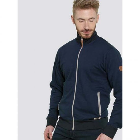 D555 Buxton Full Zip Sweatshirt Navy - Trøjer og hættetrøjer - Trøjer og Hættetrøjer i store størrelser - 2XL-14XL
