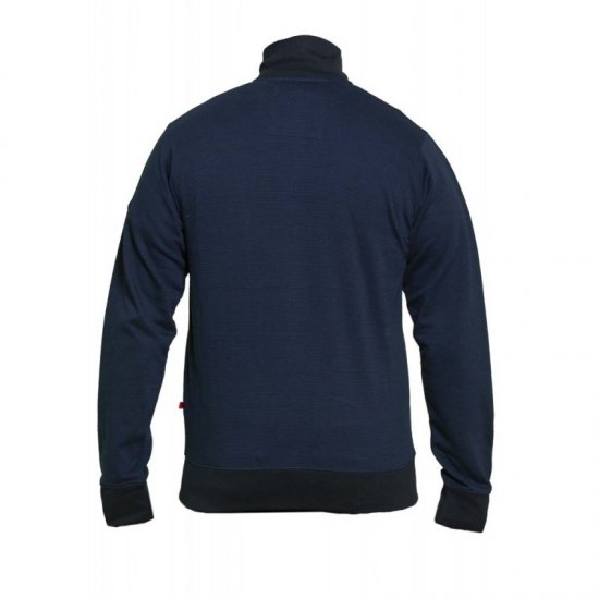 D555 Buxton Full Zip Sweatshirt Navy - Trøjer og hættetrøjer - Trøjer og Hættetrøjer i store størrelser - 2XL-14XL