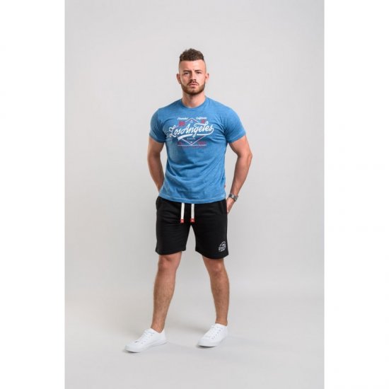 D555 Shelton T-shirt Blue - T-shirts - T-shirts i store størrelser - 2XL-14XL