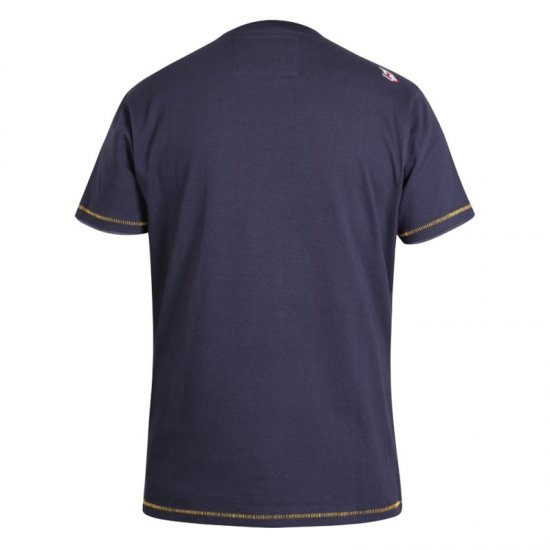 D555 Slater T-shirt Navy - T-shirts - T-shirts i store størrelser - 2XL-14XL
