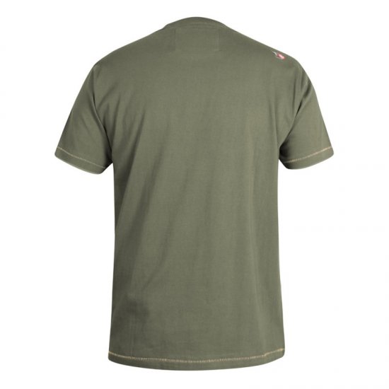 D555 Stanley T-shirt Khaki - T-shirts - T-shirts i store størrelser - 2XL-14XL