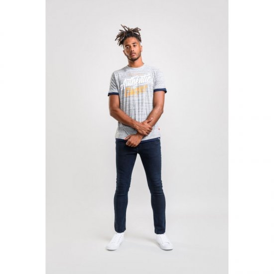 D555 Finn T-shirt Grey - T-shirts - T-shirts i store størrelser - 2XL-14XL