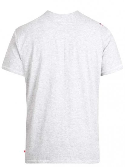 D555 Jenson T-shirt Grey - T-shirts - T-shirts i store størrelser - 2XL-14XL