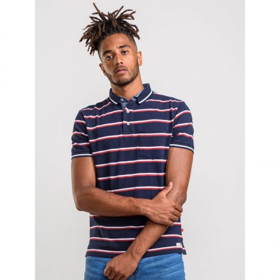 D555 Holmes Polo Navy - Polotrøjer - Polotrøjer 2XL-8XL