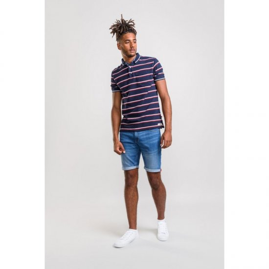 D555 Holmes Polo Navy - Polotrøjer - Polotrøjer 2XL-8XL