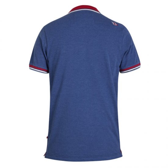 D555 Nigel Polo Denim Blue - Polotrøjer - Polotrøjer 2XL-8XL