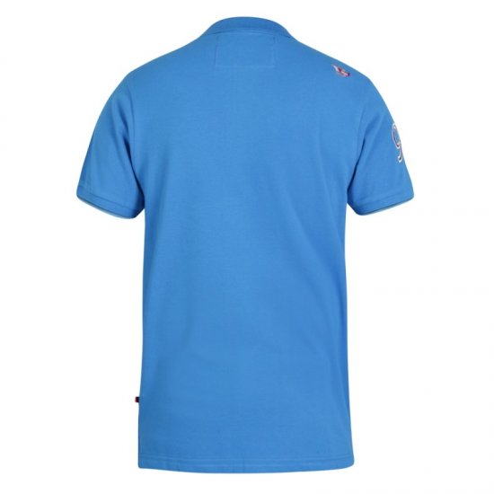 D555 Parker Polo Blue - Polotrøjer - Polotrøjer 2XL-8XL