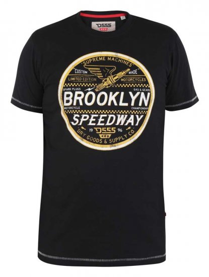 D555 Wadebridge Speedway Printed T-Shirt - T-shirts - T-shirts i store størrelser - 2XL-14XL