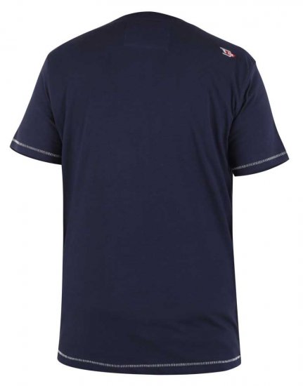 D555 Ashburton Printed T-Shirt - T-shirts - T-shirts i store størrelser - 2XL-14XL