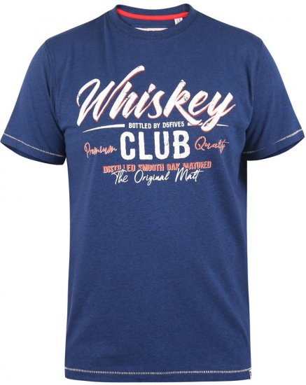 D555 ROSS Printed T-Shirt - T-shirts - T-shirts i store størrelser - 2XL-14XL