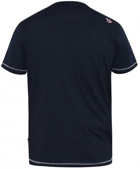D555 DENTON Motorbike Printed T-Shirt - T-shirts - T-shirts i store størrelser - 2XL-14XL