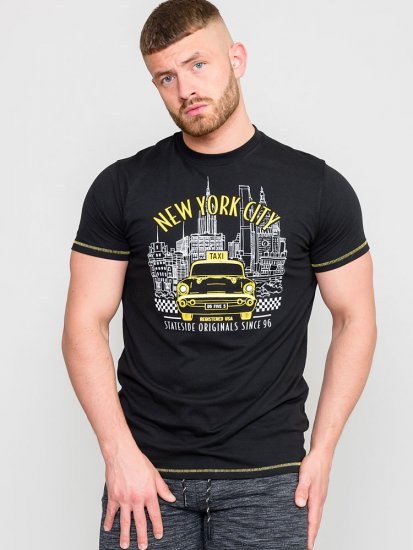 D555 WINGMORE Printed T-Shirt - T-shirts - T-shirts i store størrelser - 2XL-14XL