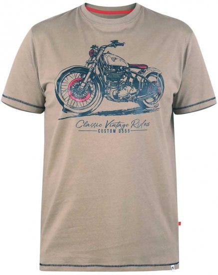 D555 RAMSGATE Printed T-Shirt - T-shirts - T-shirts i store størrelser - 2XL-14XL