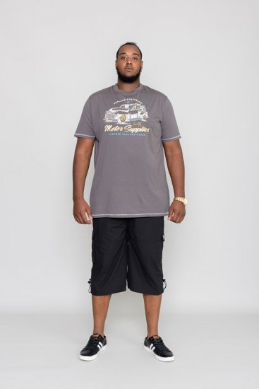 D555 BARMING Printed T-Shirt - T-shirts - T-shirts i store størrelser - 2XL-14XL