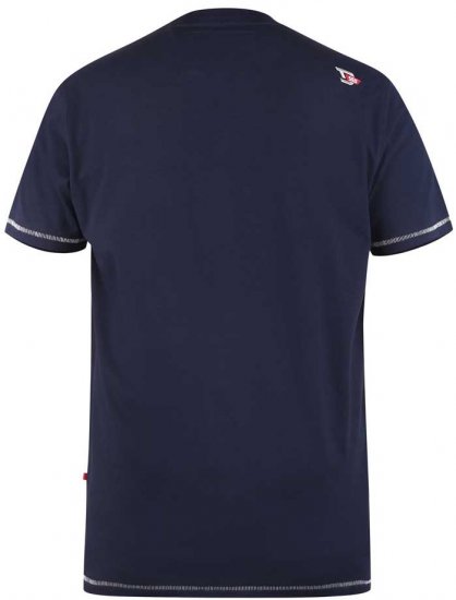D555 PICKEMHAM Printed T-Shirt - T-shirts - T-shirts i store størrelser - 2XL-14XL