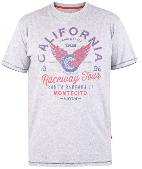 D555 BARTON Printed T-Shirt - T-shirts - T-shirts i store størrelser - 2XL-14XL