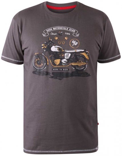 D555 BEXLEYHEATH Motorcycle Club T-Shirt - T-shirts - T-shirts i store størrelser - 2XL-14XL