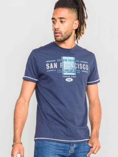 D555 WANSTEAD San Francisco T-Shirt - T-shirts - T-shirts i store størrelser - 2XL-14XL