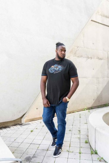 D555 CHINFORD Live To Ride Motorbike T-Shirt - T-shirts - T-shirts i store størrelser - 2XL-14XL