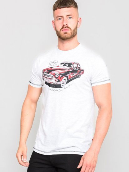 D555 LOUGHTON Old School Car T-Shirt - T-shirts - T-shirts i store størrelser - 2XL-14XL
