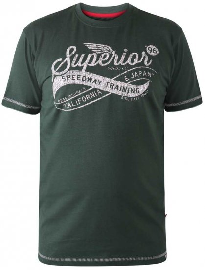 D555 WHITECHAPEL Superior Speedway T-Shirt - T-shirts - T-shirts i store størrelser - 2XL-14XL