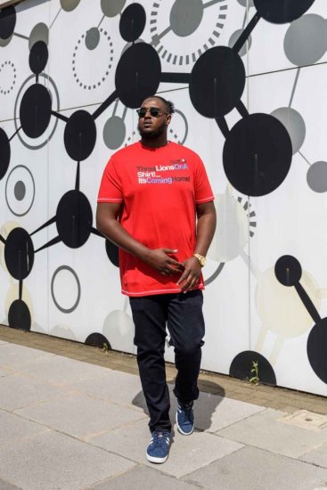 D555 LIONS England T-shirt - T-shirts - T-shirts i store størrelser - 2XL-14XL