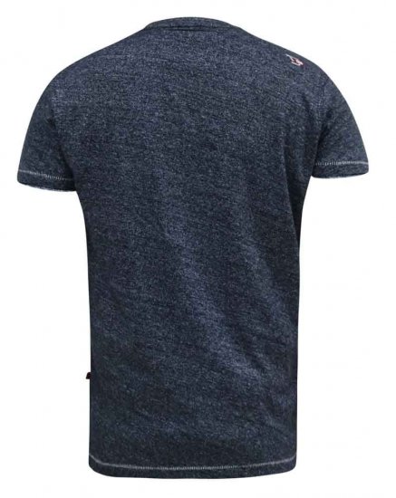 D555 Upton Hawaii Leaf Printed T-Shirt - T-shirts - T-shirts i store størrelser - 2XL-14XL