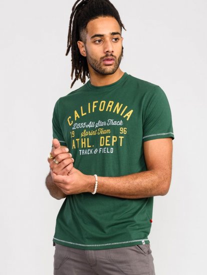 D555 Parnwell California Athletics Printed T-Shirt - T-shirts - T-shirts i store størrelser - 2XL-14XL