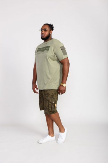 D555 Yarwell Printed T-Shirt With Sleeve Pocket - T-shirts - T-shirts i store størrelser - 2XL-14XL
