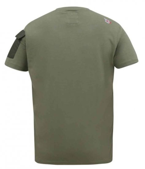 D555 Yarwell Printed T-Shirt With Sleeve Pocket - T-shirts - T-shirts i store størrelser - 2XL-14XL
