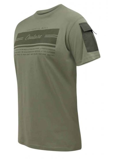 D555 Yarwell Printed T-Shirt With Sleeve Pocket - T-shirts - T-shirts i store størrelser - 2XL-14XL