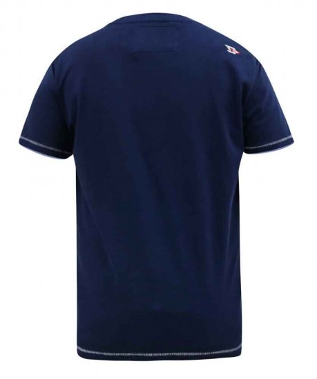 D555 Bronte All American Guitar Printed T-Shirt - T-shirts - T-shirts i store størrelser - 2XL-14XL