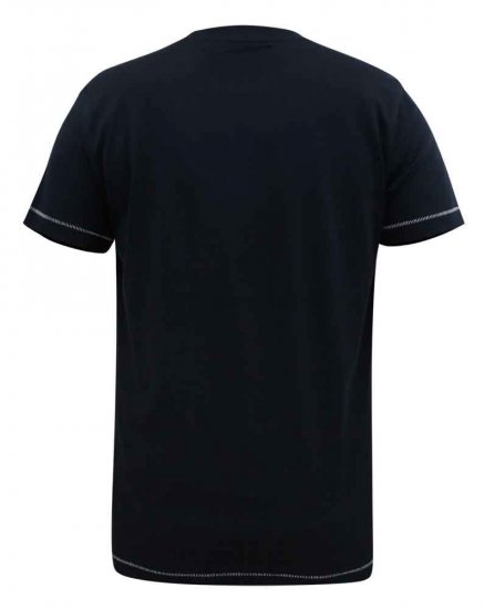 D555 Eclipse Official Pink Floyd Printed Crew Neck T-Shirt - T-shirts - T-shirts i store størrelser - 2XL-14XL