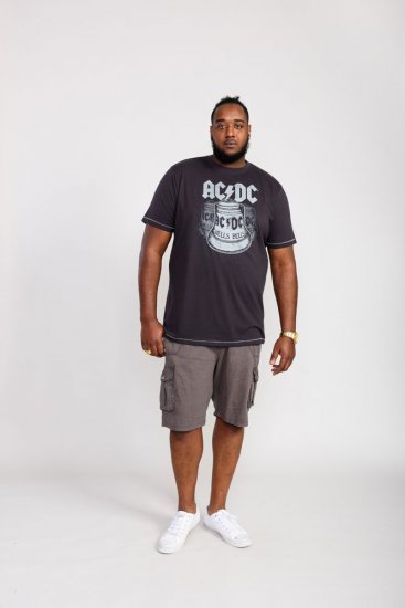 D555 Highway Official AC/DC Hells Bells Printed T- Shirt - T-shirts - T-shirts i store størrelser - 2XL-14XL