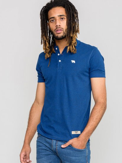 D555 WINCHESTER Blue Polo Shirt - Polotrøjer - Polotrøjer 2XL-8XL