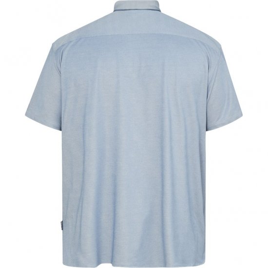 North Latitude 61116 Melange Kortærmet Pikétrøje Blå - Polotrøjer - Polotrøjer 2XL-8XL