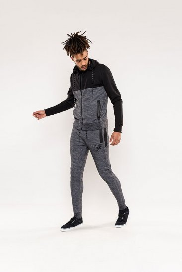 D555 Finnley Couture Hoody With Chest Embroidery Black - Trøjer og hættetrøjer - Trøjer og Hættetrøjer i store størrelser - 2XL-14XL