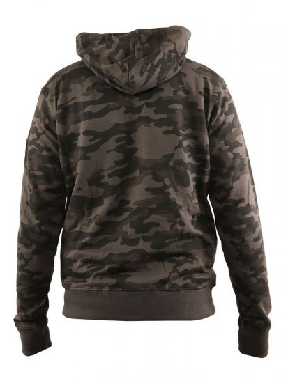 D555 Antonio Camo Printed Zip Through Hoody - Trøjer og hættetrøjer - Trøjer og Hættetrøjer i store størrelser - 2XL-14XL