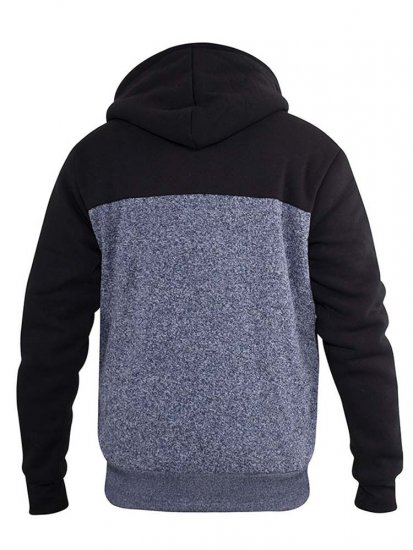 D555 Allen Zip Through Hoody With Sherpa Lining - Trøjer og hættetrøjer - Trøjer og Hættetrøjer i store størrelser - 2XL-14XL