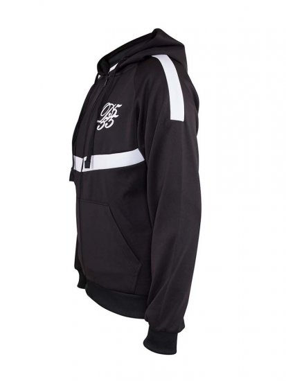 D555 Bristol Couture Zip Through Hoody Black - Trøjer og hættetrøjer - Trøjer og Hættetrøjer i store størrelser - 2XL-14XL