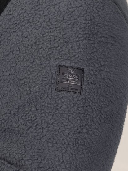 D555 Daly Quarter Zip Fleece Sweatshirt Sort/Grå - Trøjer og hættetrøjer - Trøjer og Hættetrøjer i store størrelser - 2XL-14XL