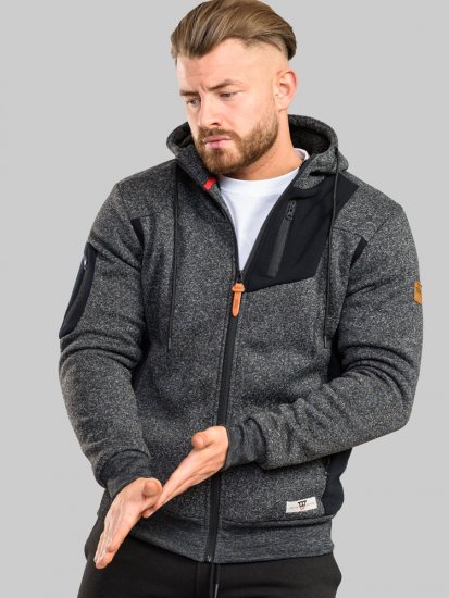 D555 Crofton Hoodie With Sherpa Lining - Trøjer og hættetrøjer - Trøjer og Hættetrøjer i store størrelser - 2XL-14XL