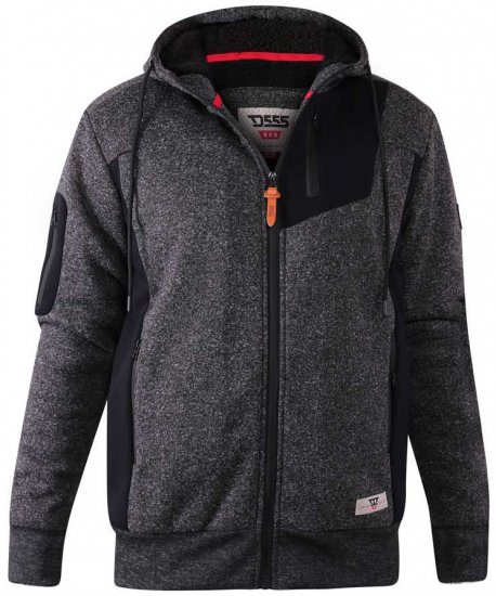 D555 Crofton Hoodie With Sherpa Lining - Trøjer og hættetrøjer - Trøjer og Hættetrøjer i store størrelser - 2XL-14XL