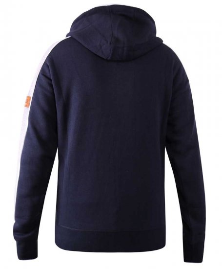 D555 Eaton Full Zip Hoodie Navy - Trøjer og hættetrøjer - Trøjer og Hættetrøjer i store størrelser - 2XL-14XL