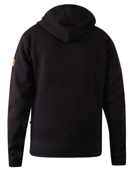 D555 Marble Full Zip Hoodie Black - Trøjer og hættetrøjer - Trøjer og Hættetrøjer i store størrelser - 2XL-14XL