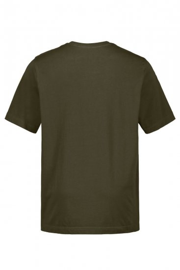 JP1880 702558 T-shirt med rund hals Mørk oliven - T-shirts - T-shirts i store størrelser - 2XL-14XL
