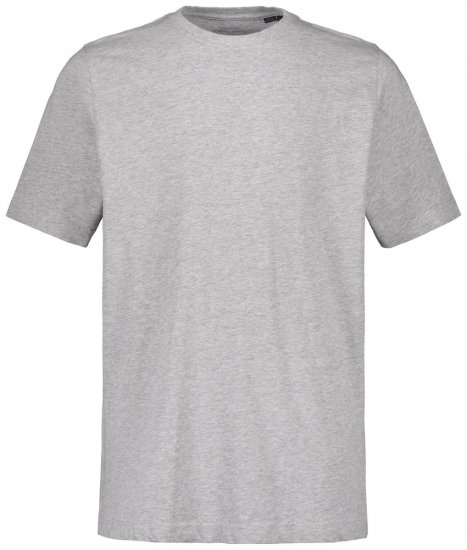JP1880 702558 T-shirt med rund hals Gråmeleret - T-shirts - T-shirts i store størrelser - 2XL-14XL