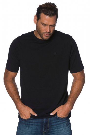 JP1880 702558 T-shirt med rund hals Sort - T-shirts - T-shirts i store størrelser - 2XL-14XL